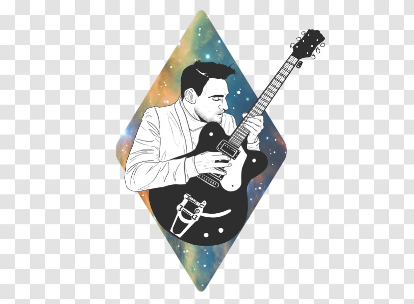 Electric Guitar Guitarist Bass - Plucked String Instruments - Brendon Urie Transparent PNG