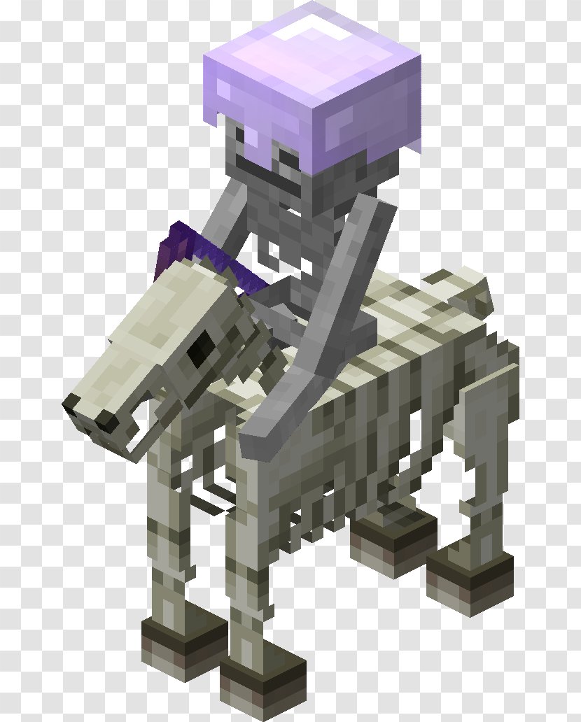 Minecraft: Pocket Edition Horse Skeleton Mob - Wiki Transparent PNG