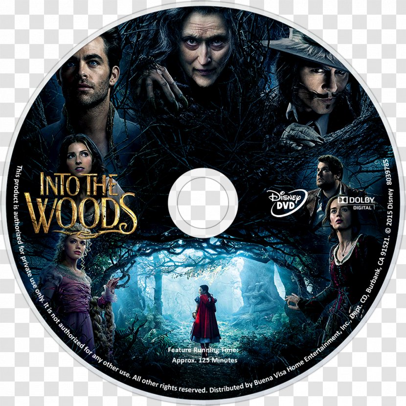 Into The Woods Adventure Film Meryl Streep DVD - Heart - Movie Transparent PNG