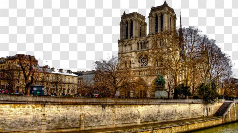 Notre-Dame De Paris Eiffel Tower Musxe9e Du Louvre Seine Macintosh - Parish - Paris, France Notre Dame Eighteen Transparent PNG