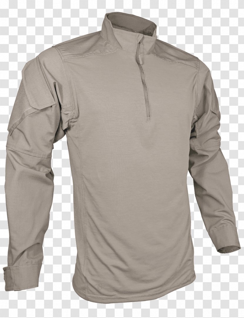 T-shirt Sleeve Army Combat Shirt Zipper MultiCam - Truspec Transparent PNG