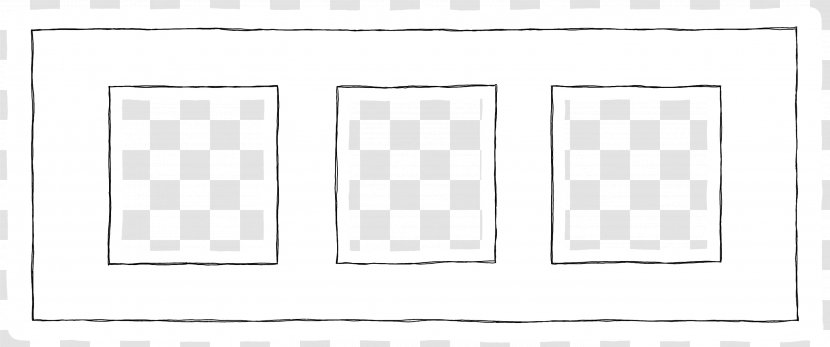 Window White Picture Frame Pattern - Windows Black Lines Transparent PNG