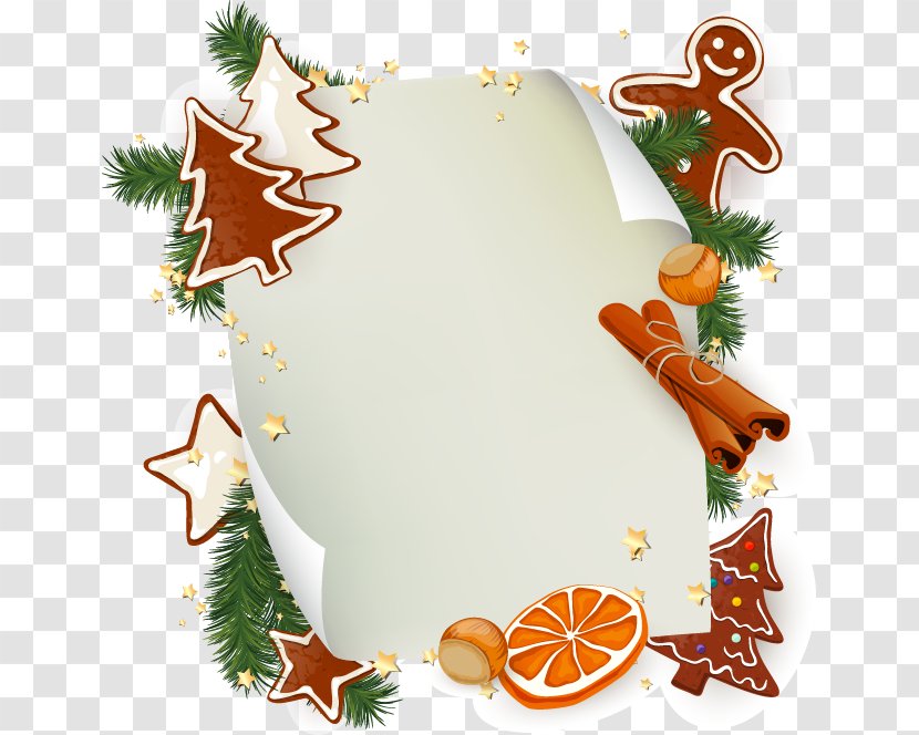 Paper Christmas Card Ornament - Advertising - Creative Transparent PNG