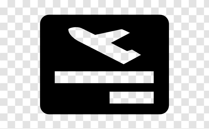Black And White Brand - Airplane Transparent PNG