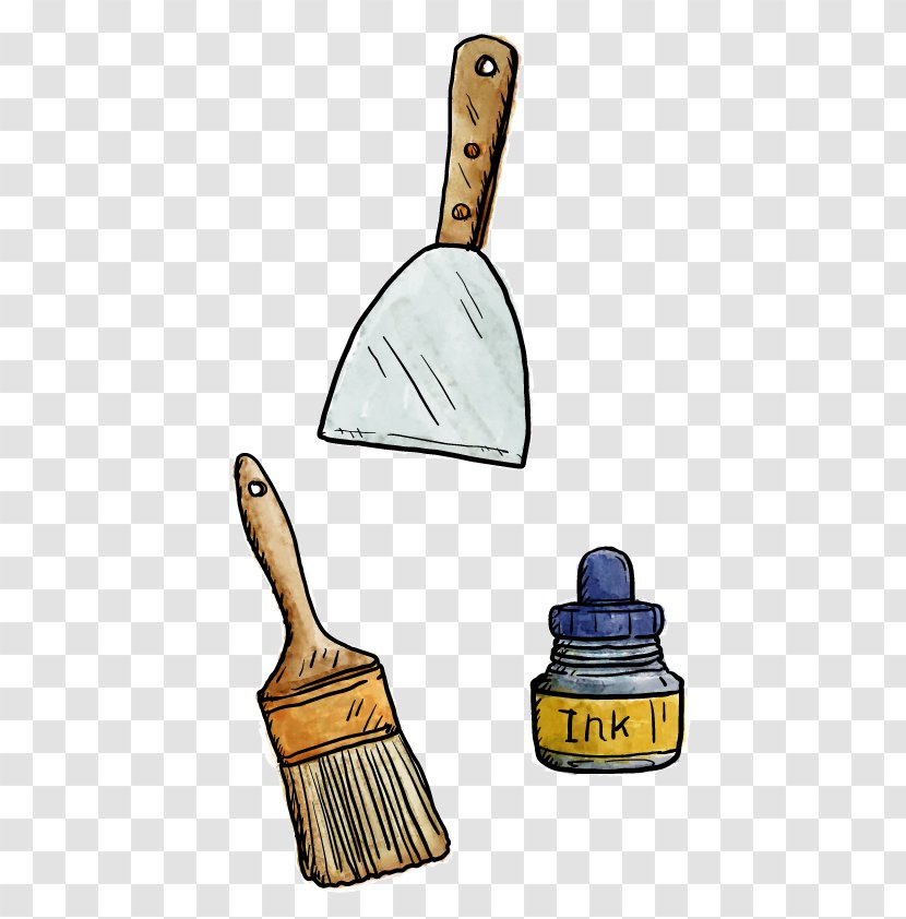 Art Painting Icon - Vecteur - Hand-painted Tools Vector Transparent PNG