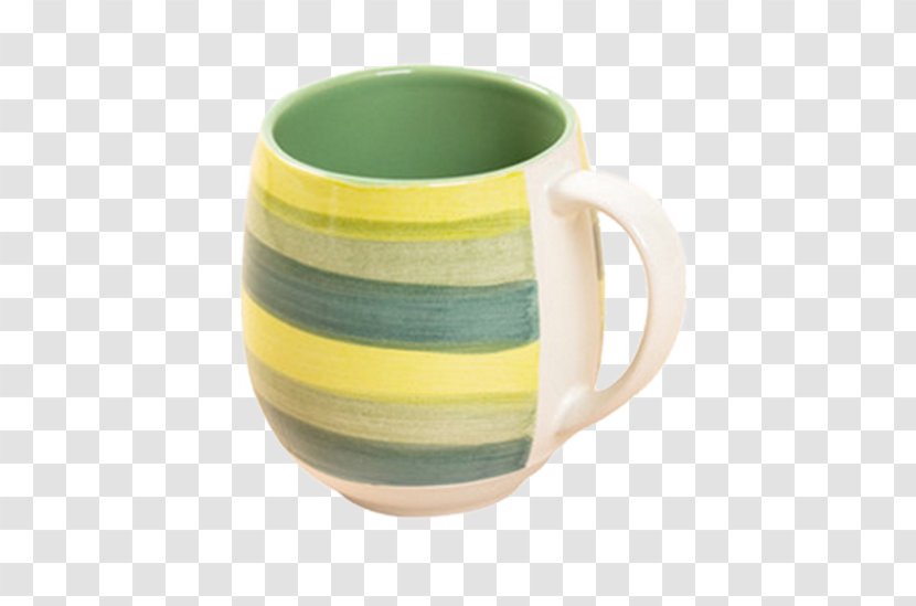 Coffee Cup Ceramic Pottery Mug Cafe - Tableware - Creative Cute Transparent PNG