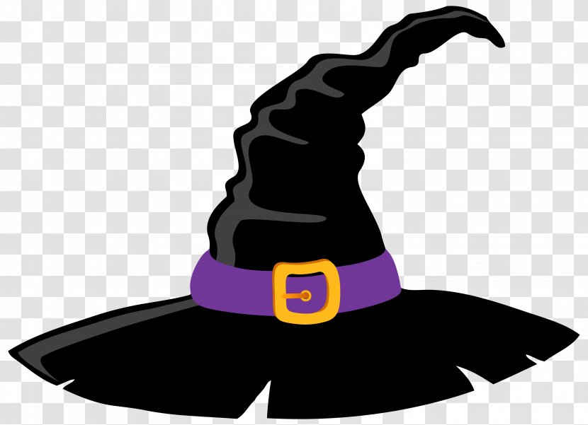 Hat Purple Silhouette Clip Art - Witchcraft - Witch And Clipart Image Transparent PNG