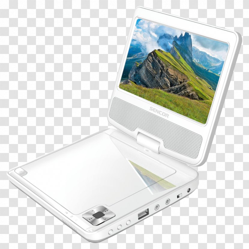 Laptop Portable DVD Player Liquid-crystal Display - Electronics Accessory Transparent PNG
