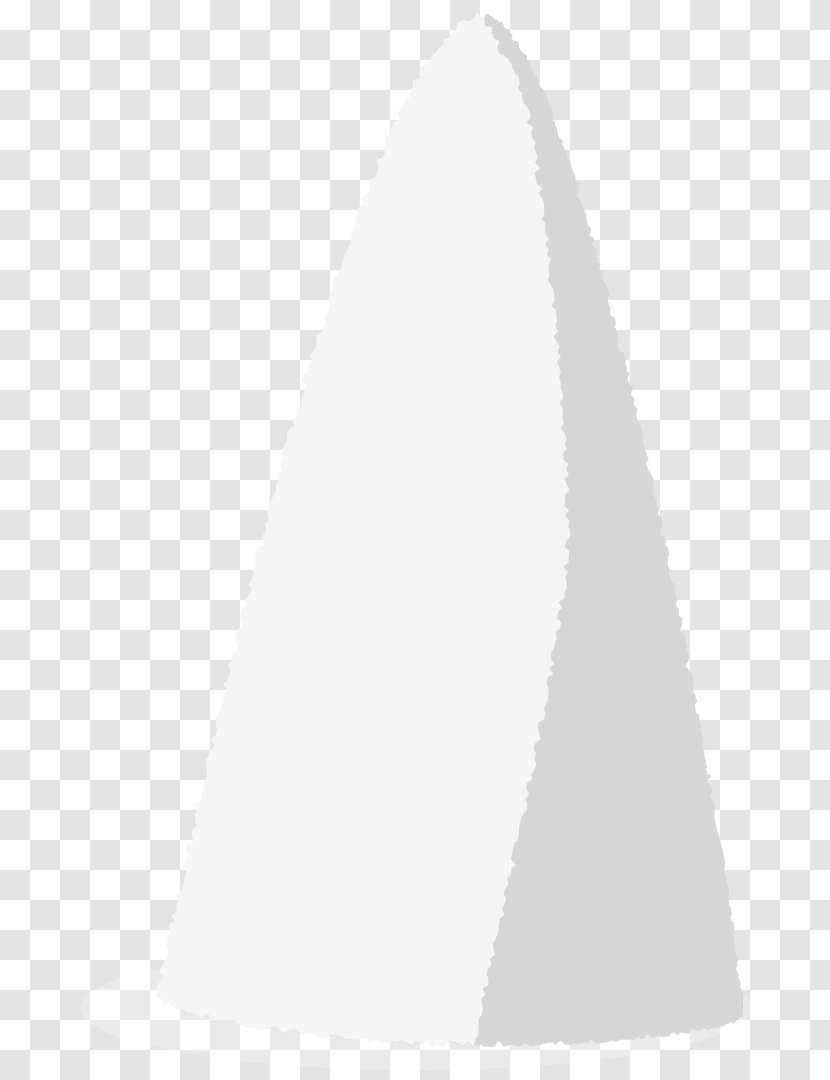 Triangle White - Neck - Mound Transparent PNG