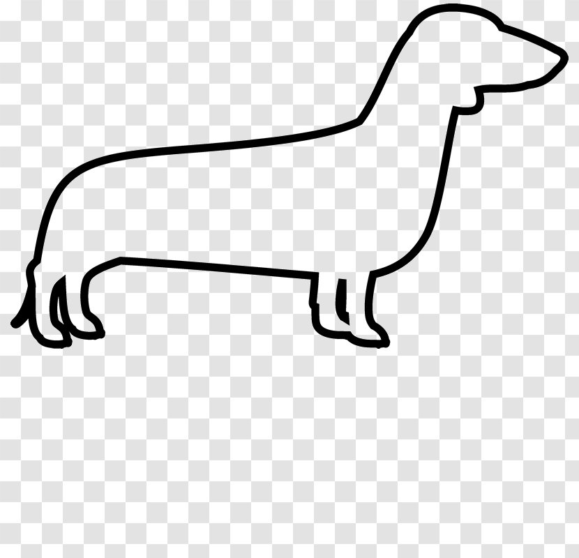 Miniature Dachshund Rough Collie Labrador Retriever Clip Art - Line - Wing Transparent PNG