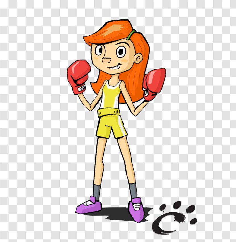 Comics Fan Art Cartoon - WoMan Boxing Transparent PNG