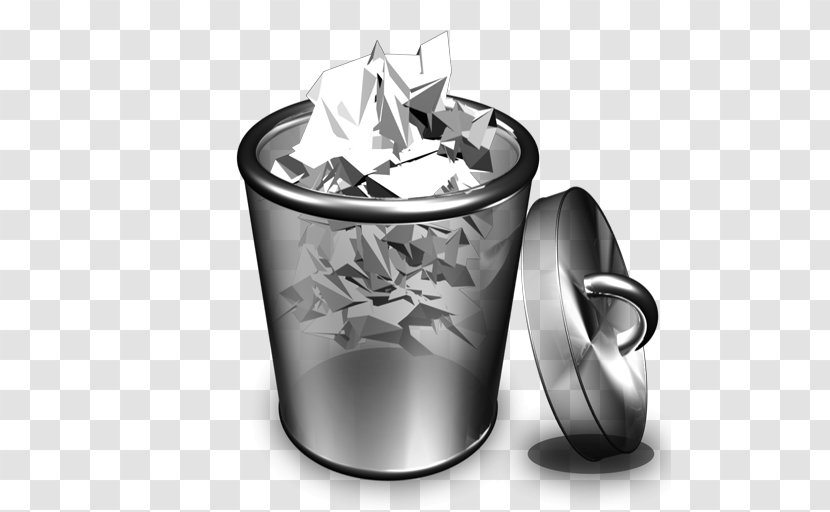 Uninstaller - Black And White - Trash Transparent PNG