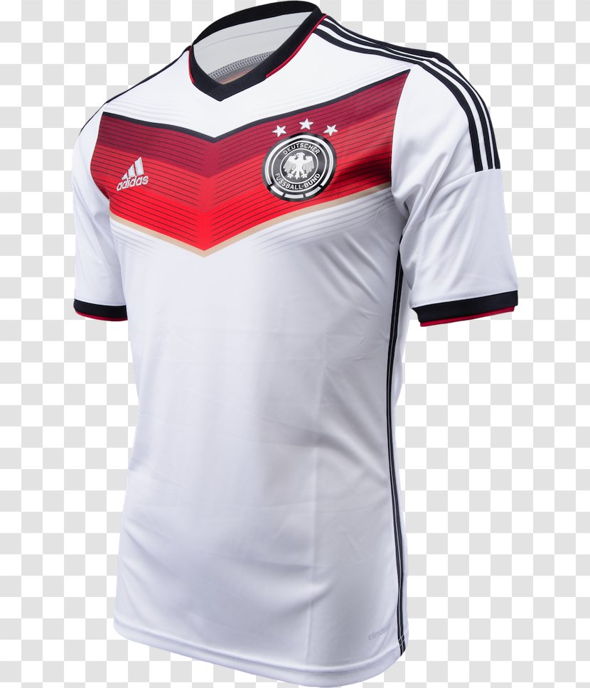 2014 FIFA World Cup Germany National Football Team T-shirt Jersey - White Short Sleeves Transparent PNG