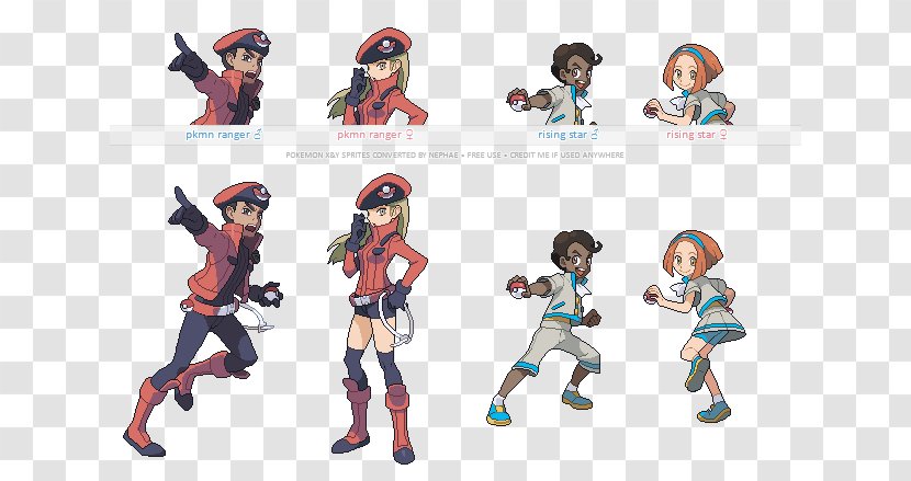 Pokémon X And Y Serena Ash Ketchum FireRed LeafGreen Trainer - Action Figure - Team Concept Transparent PNG