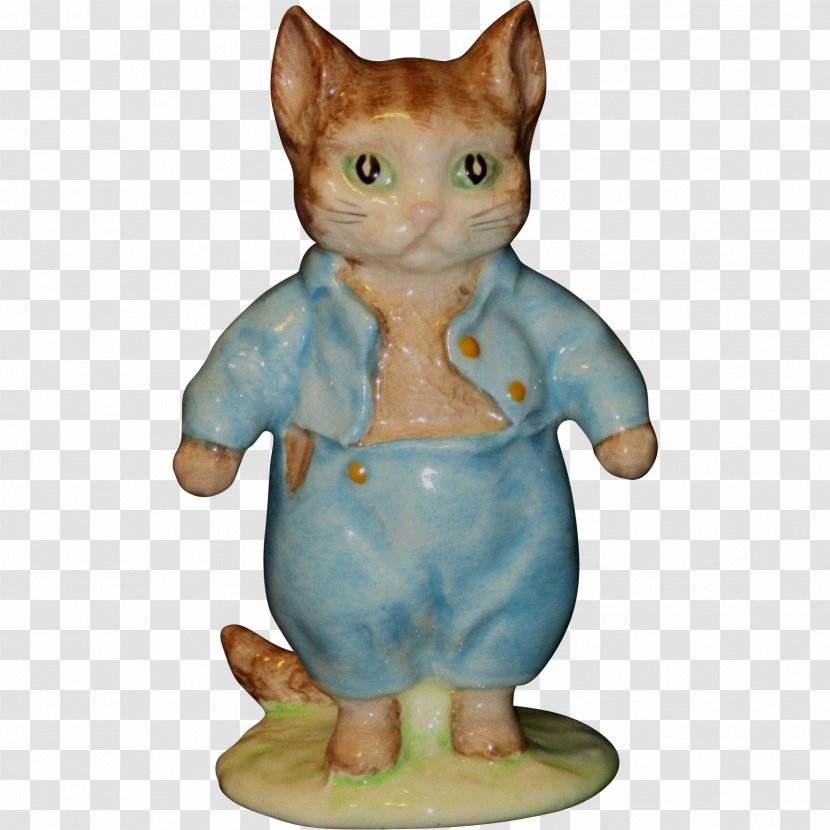 Beatrix Potter The Tale Of Tom Kitten Mr. Jeremy Fisher Figurine Cat - BEATRIX POTTER Transparent PNG