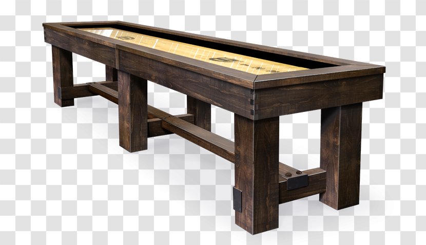 Table Shovelboard Deck Billiards Billiard Tables - Coffee Transparent PNG