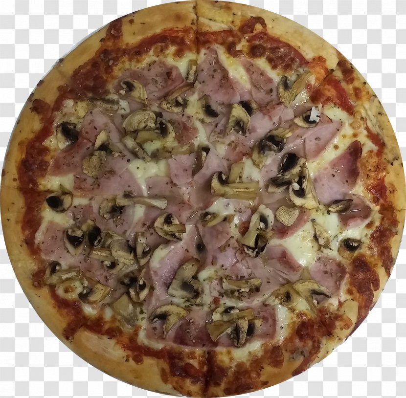 California-style Pizza Sicilian Tarte Flambée Cuisine - Menu Transparent PNG