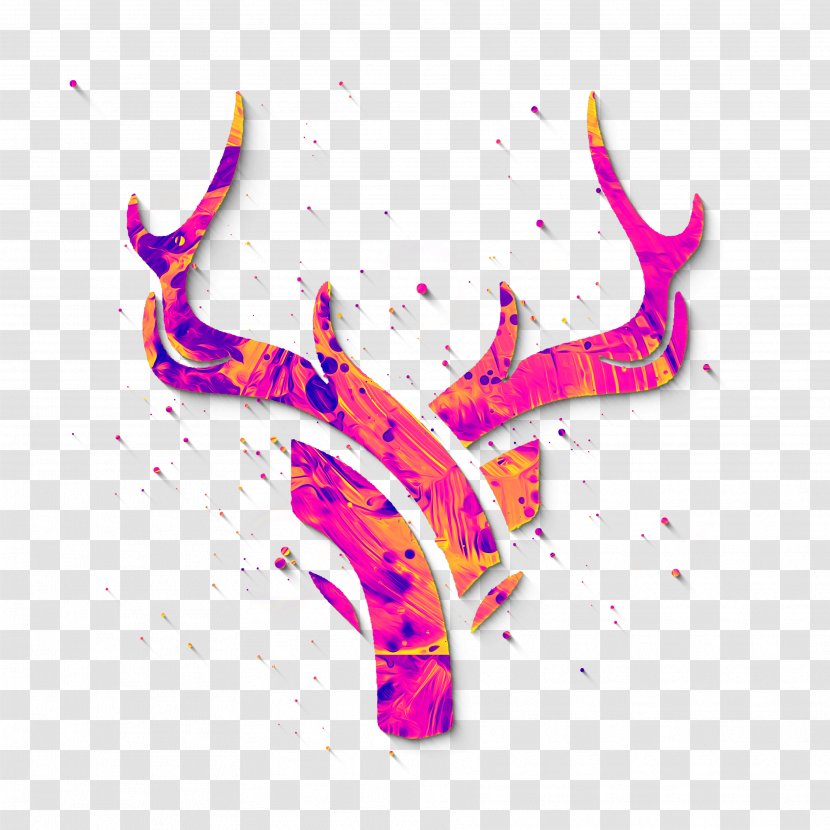 Deer Logo Graphic Design Illustration - Organism Transparent PNG