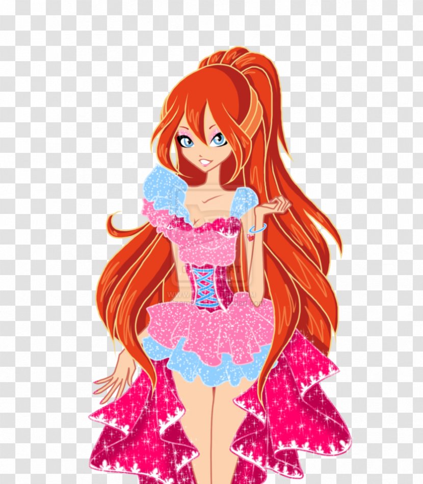 Bloom Flora Fairy Winx Club - Silhouette - Season 5 DrawingBloom Transparent PNG