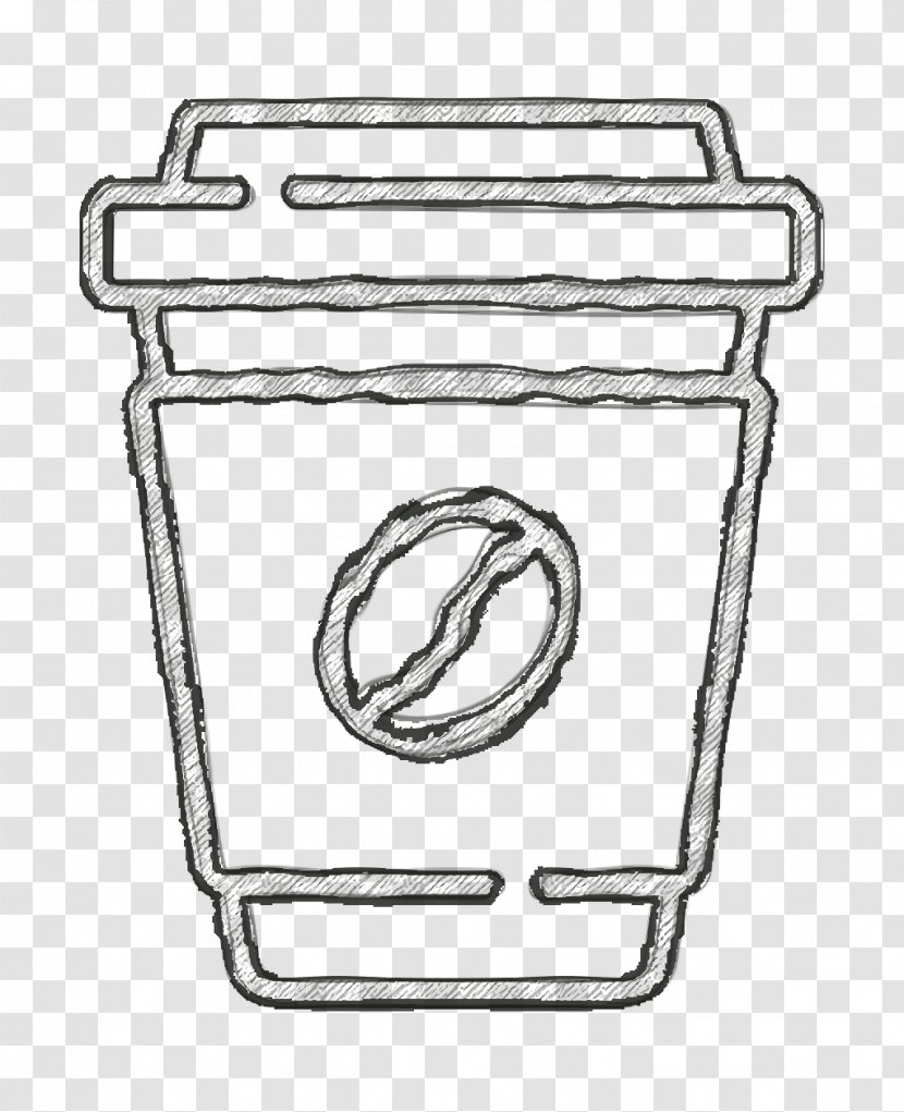 Coffee Icon Fast Food - Drawing Line Art Transparent PNG