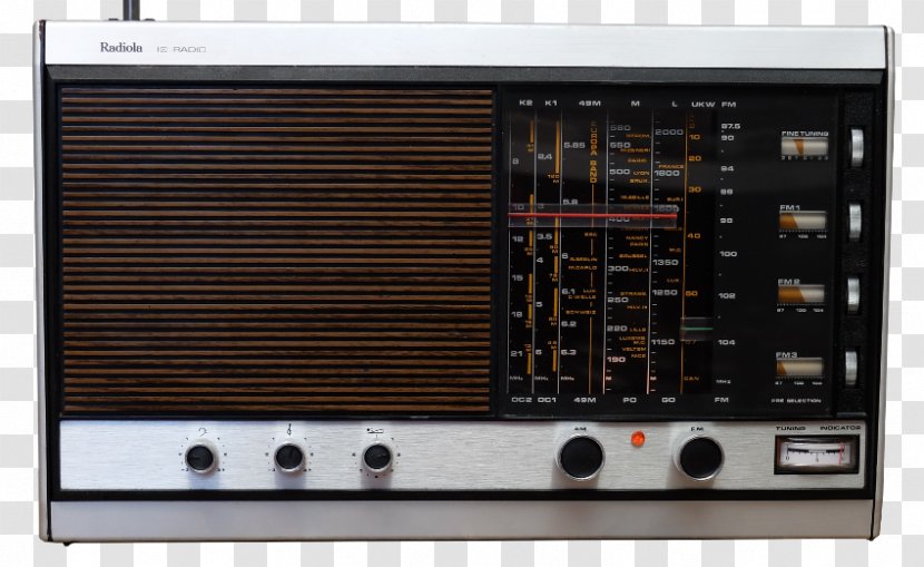 Radiola Radio Receiver Electronics Philips Transistor - Audio Equipment Transparent PNG