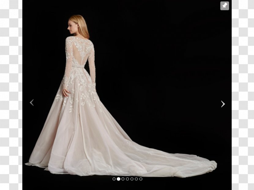 Wedding Dress Gown Ivory Cocktail - Frame Transparent PNG
