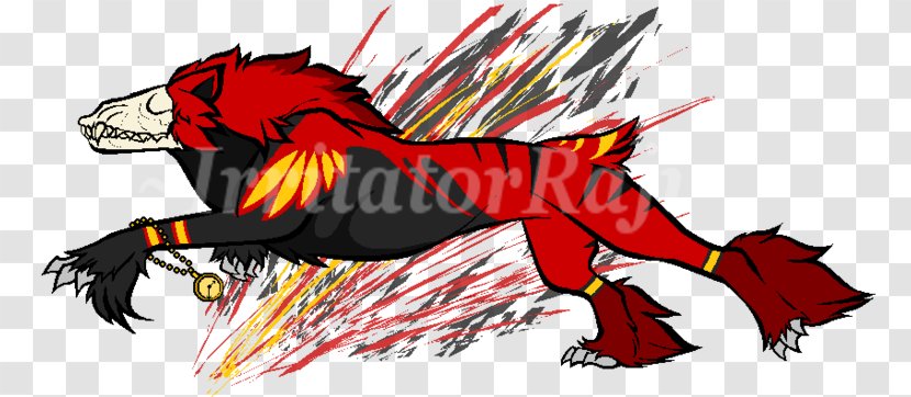 Illustration Carnivores Cartoon Legendary Creature RED.M - Redm - Demon Wolf Transparent PNG