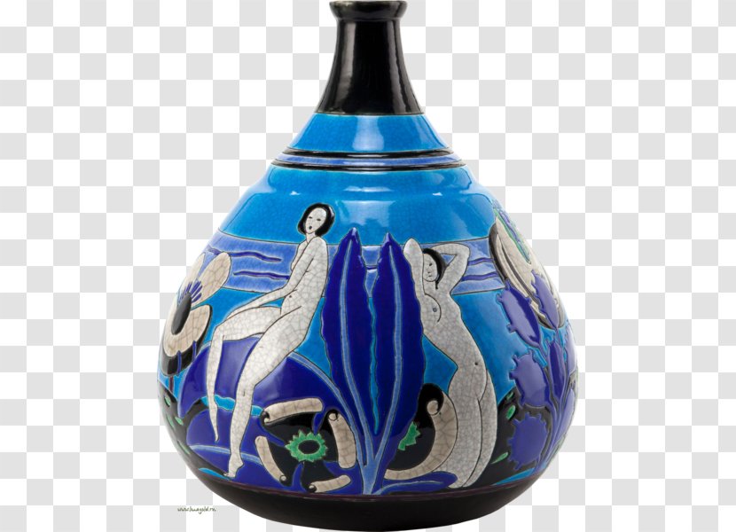 Vase Ceramic Pottery Porcelain Muller Frères - Art Transparent PNG