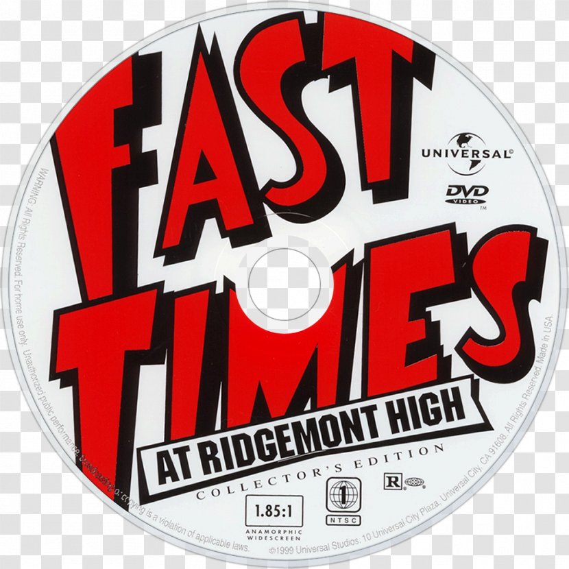 Blu-ray Disc DVD Compact Film Fast Times At Ridgmont High - Dvd Transparent PNG