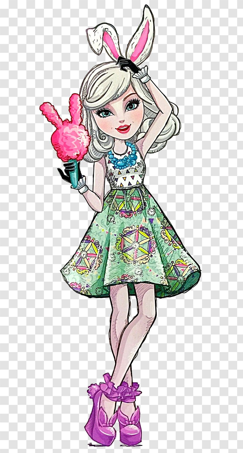 Ever After High Alice's Adventures In Wonderland Doll Work Of Art - Cartoon Transparent PNG