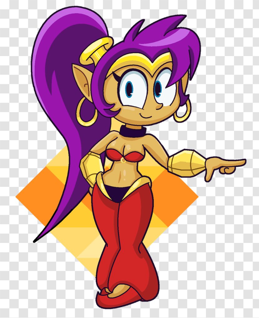 Shantae: Half-Genie Hero Jinn Vertebrate Clip Art - Heart - Shantae Transparent PNG