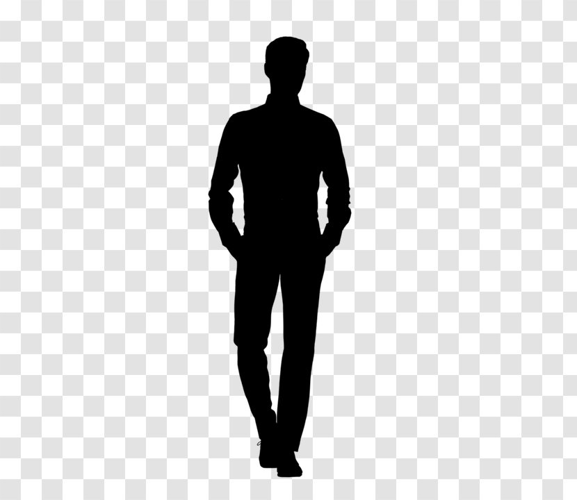 Silhouette Royalty-free - Standing Transparent PNG
