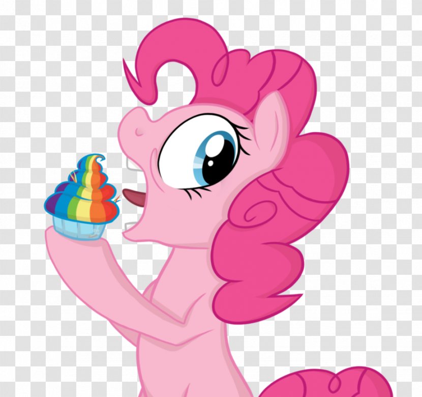 Pinkie Pie Cupcake Sheet Cake My Little Pony - Tree - Cartoon Transparent PNG