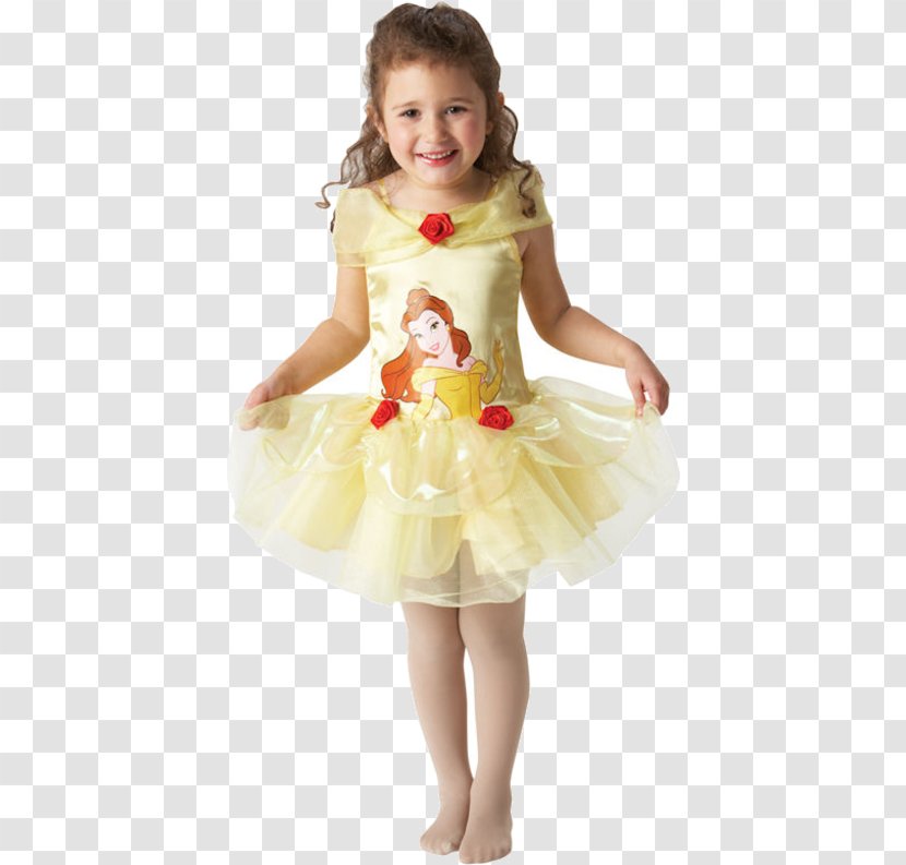 Belle Beauty And The Beast Costume Party Clothing - Watercolor - Ballerina Outfit Transparent PNG