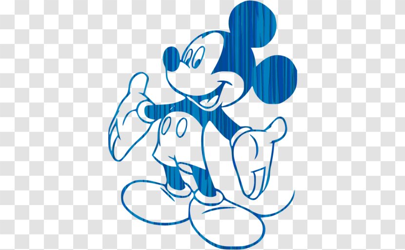 Mickey Mouse Minnie Black And White Clip Art - Silhouette Transparent PNG