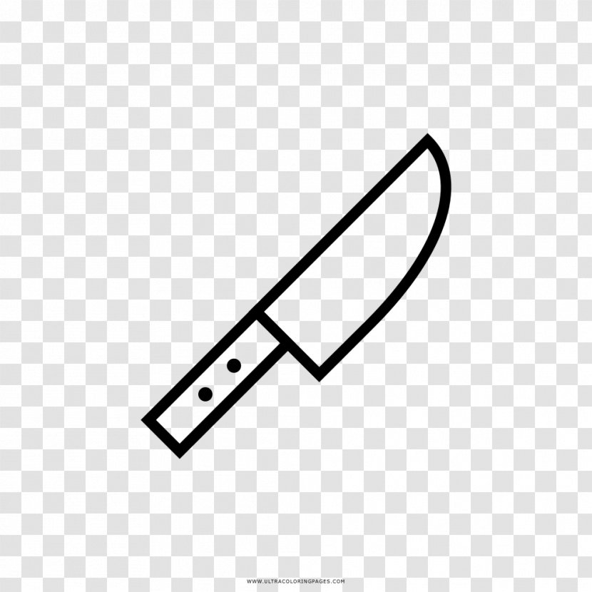Knife Drawing Coloring Book Painting - Silhouette Transparent PNG