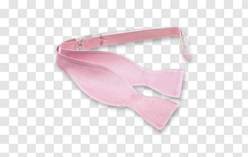 Bow Tie Necktie Silk Knot Pink - Rose Transparent PNG