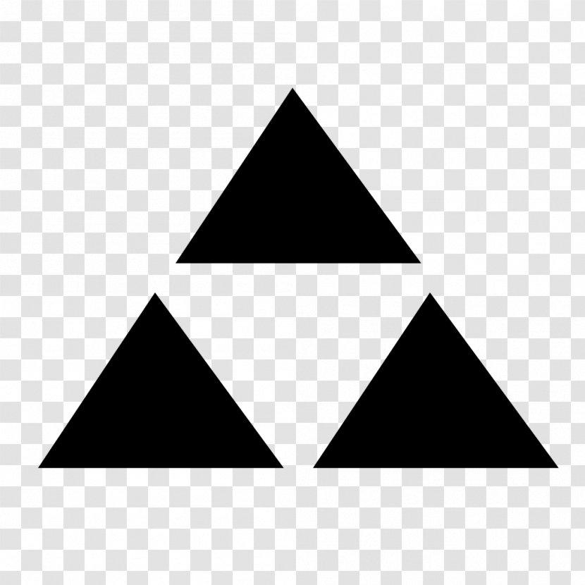 Triforce The Legend Of Zelda: Phantom Hourglass Tri Force Heroes Spirit Tracks Clip Art - Symmetry - Geometric Shapes Transparent PNG