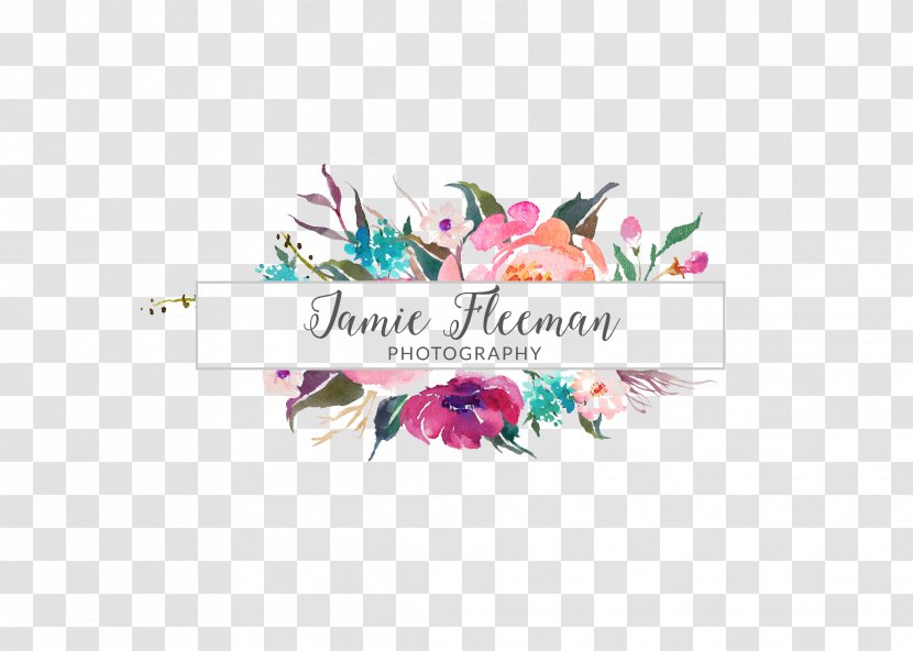 Floristry Logo Floral Design Watercolor Painting Flower - Florist - Banner Transparent PNG