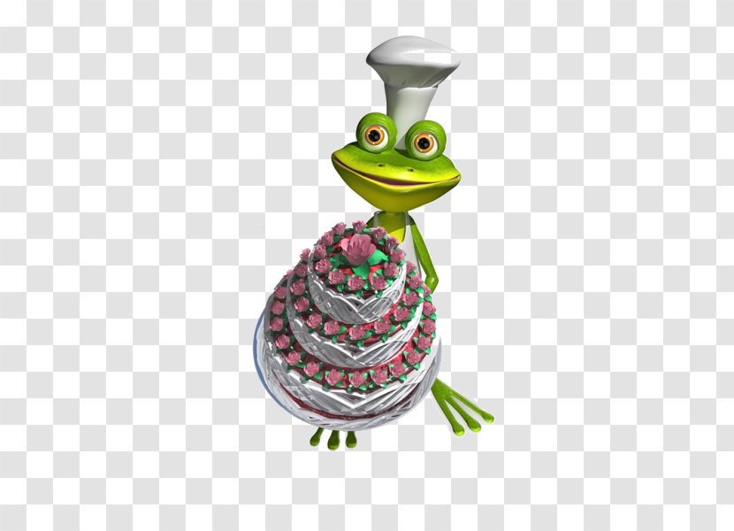 Torta Torte Chef Illustration - Frog - Cartoon Cake Material Transparent PNG