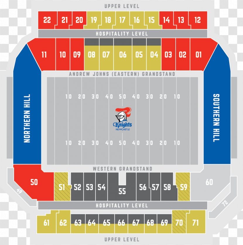 Newcastle International Sports Centre Knights Venue Stadium Australia - Map Transparent PNG