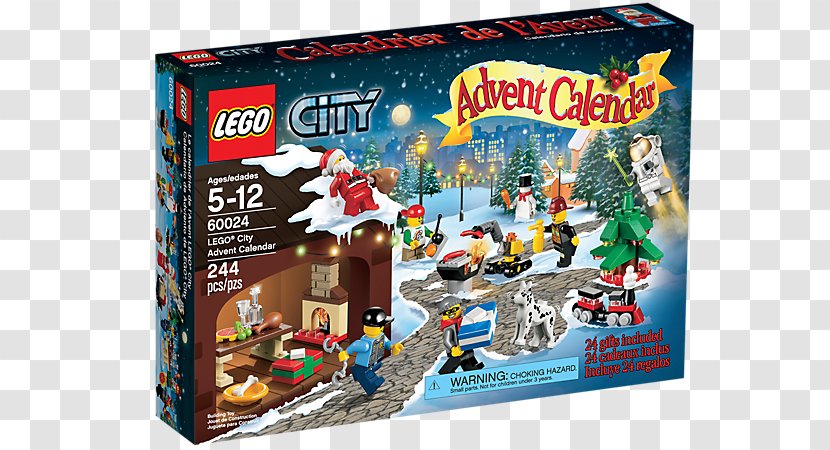 LEGO 60024 City Advent Calendar Lego Minifigure Calendars Toy Transparent PNG