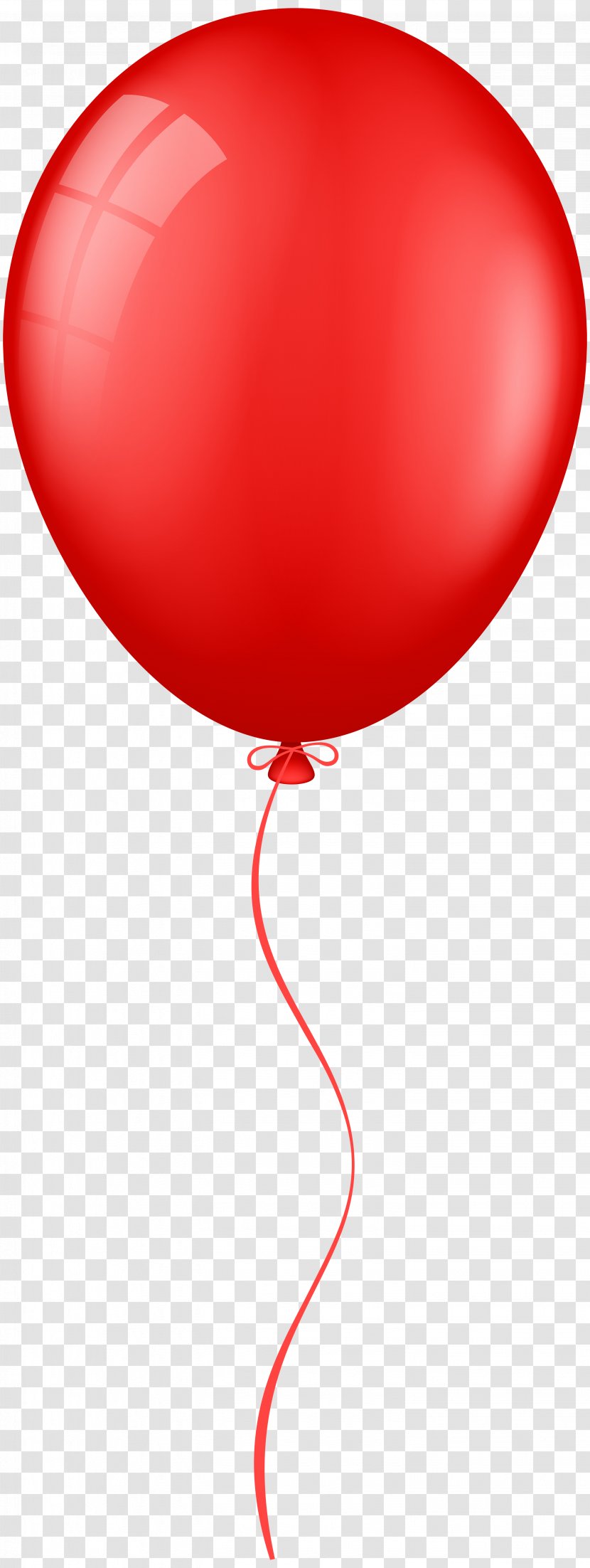 Balloon Red Clip Art - Watercolor Transparent PNG