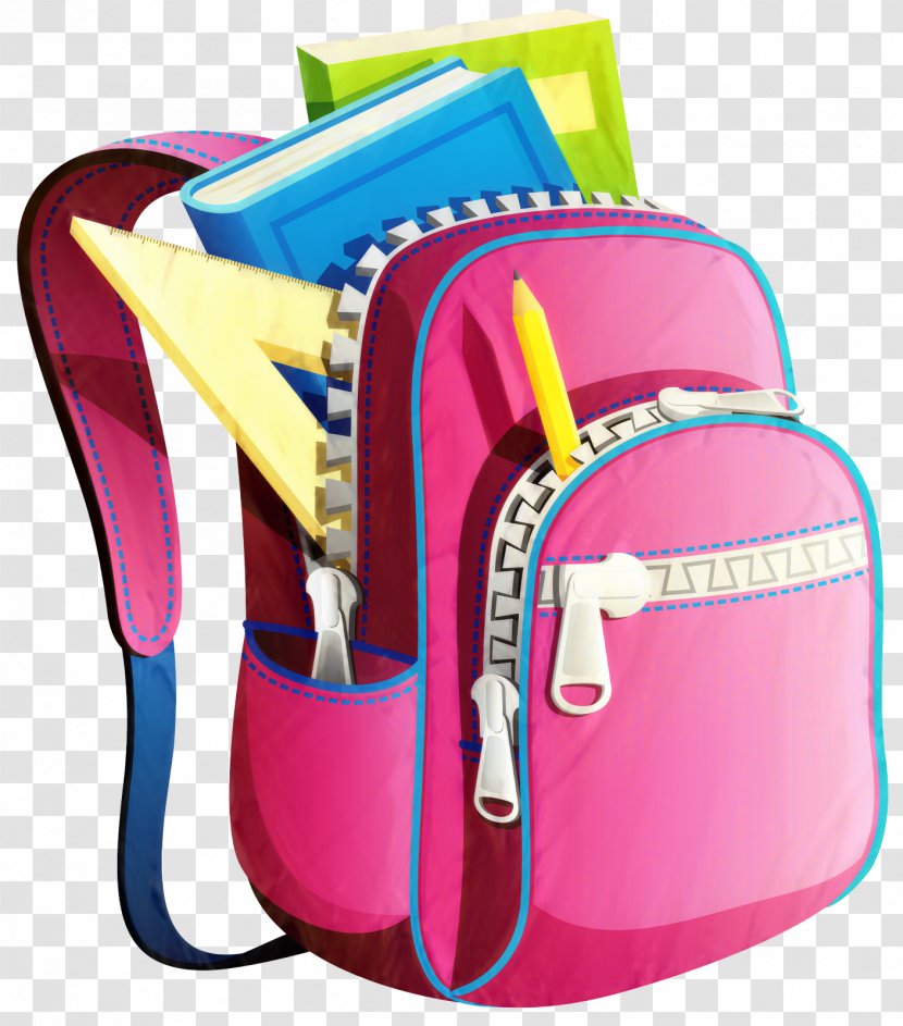 School Bag Cartoon - Shopping - Travel Pencil Case Transparent PNG