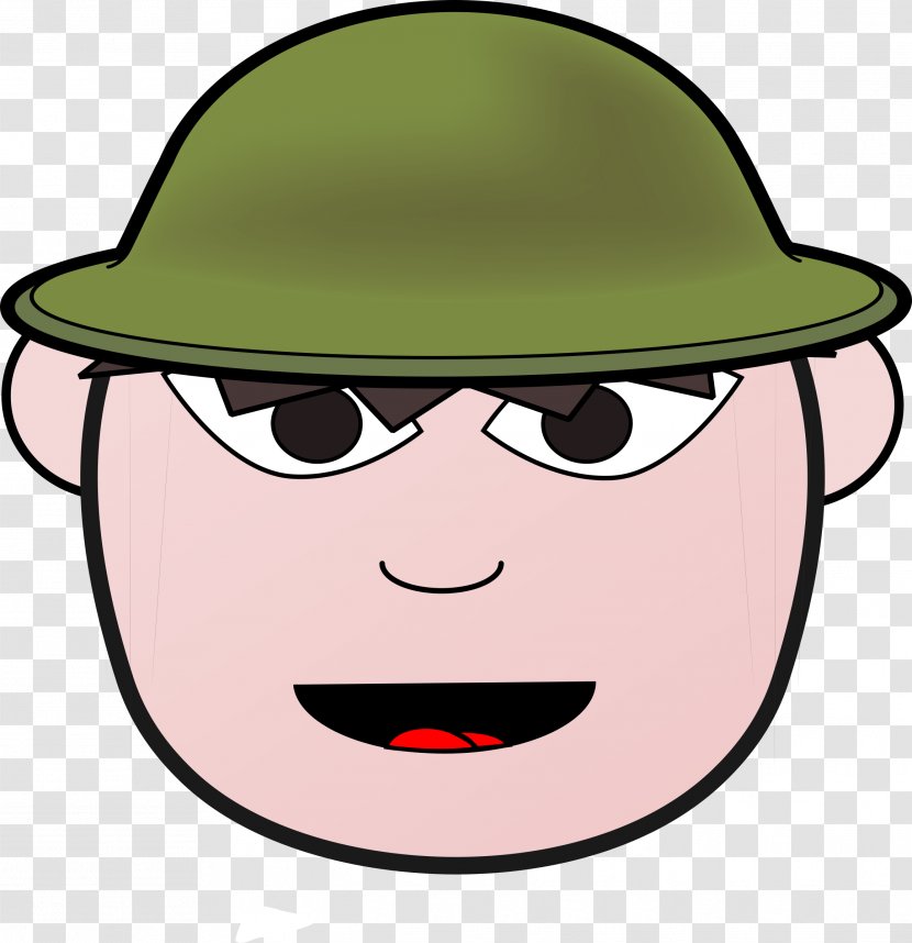 Soldier Army Military Clip Art - Nose - Happy Boy Transparent PNG