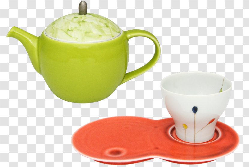 Coffee Cup Tea Mug Saucer Ceramic - Vivid Transparent PNG