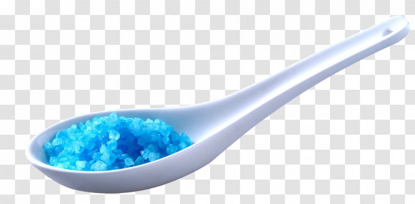 Spoon Salt Blue Crystal - The In Transparent PNG