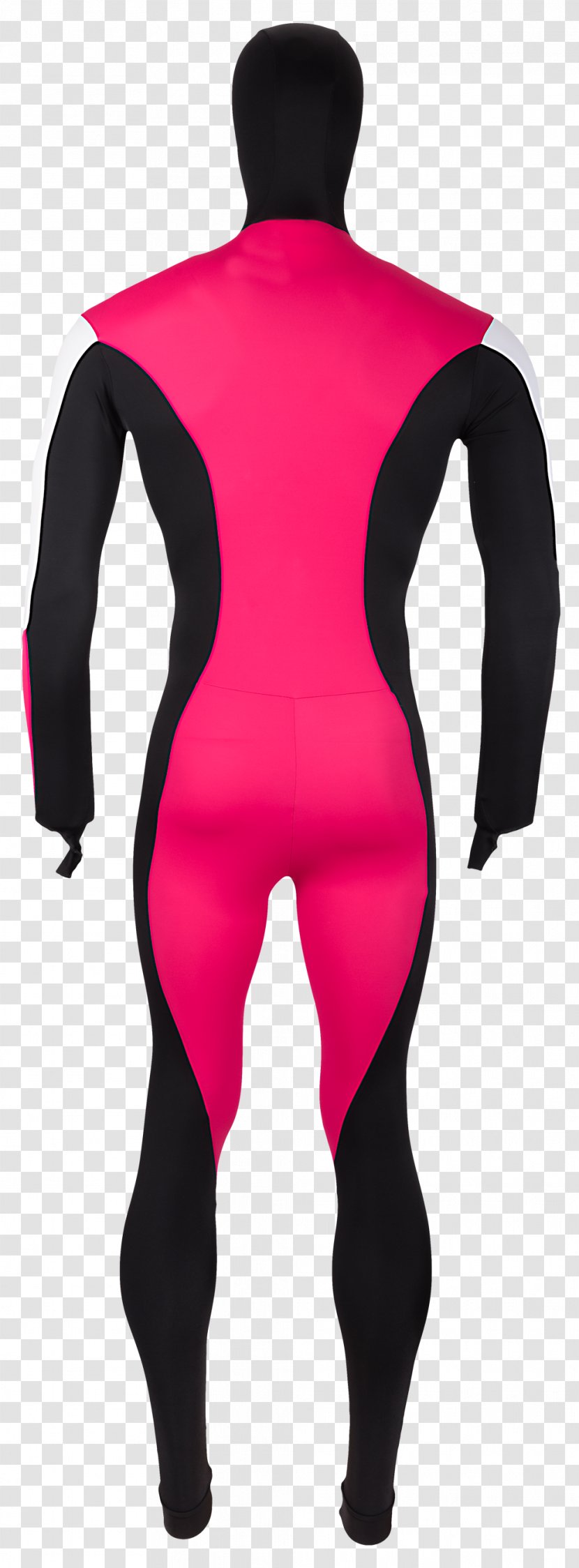 Wetsuit Spandex Shoulder Pink M Character - Costume - Speed Skating Transparent PNG