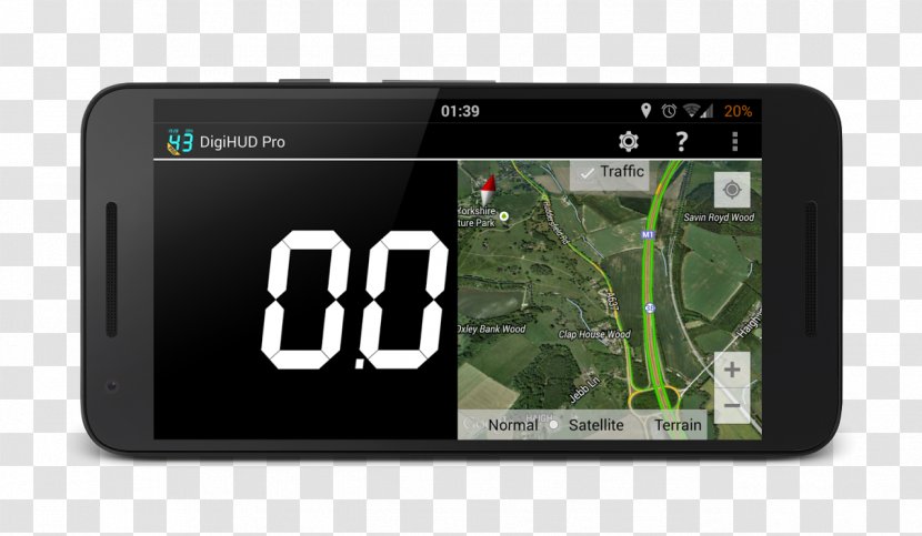Speedometer Vehicle Android Odometer Head-up Display Transparent PNG