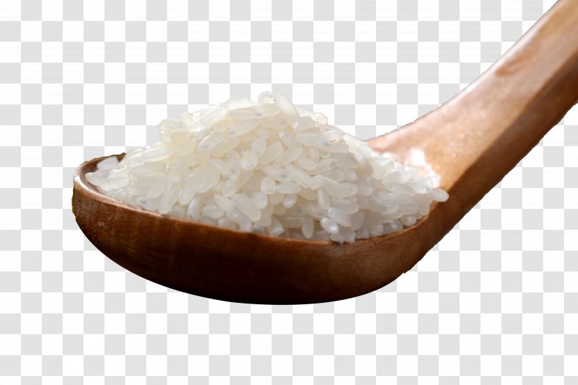 White Rice Spoon Oryza Sativa - Black - The In Wooden Transparent PNG